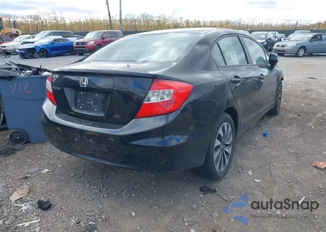 2012 Honda Civic Ex from USA, damaged, VIN 19XFB2F8XCE365102